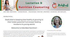 Desktop Screenshot of kidsbestnutrition.com